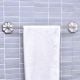 Silver Brass Mother of Pearl Bathroom Towel Bar